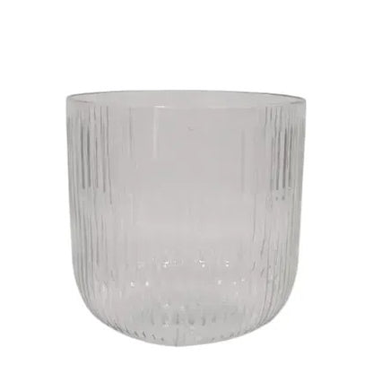 מעמד לנר או לעציצים 29X29X26 HEND MADE GLASS