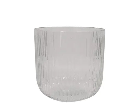 מעמד לנר או לעציצים 29X29X26 HEND MADE GLASS