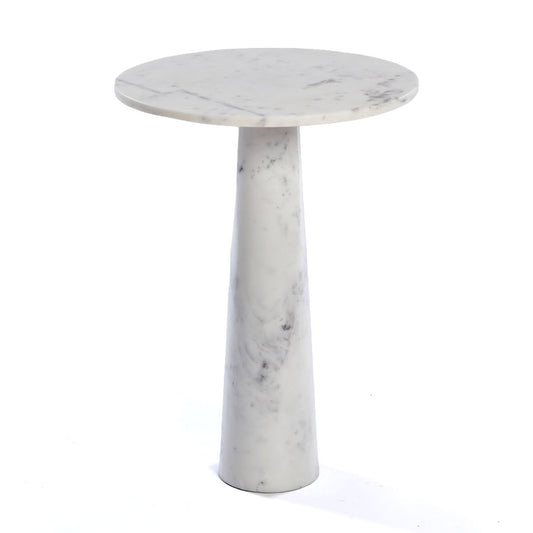 שולחן צד MarbleWhite 40X40X55
