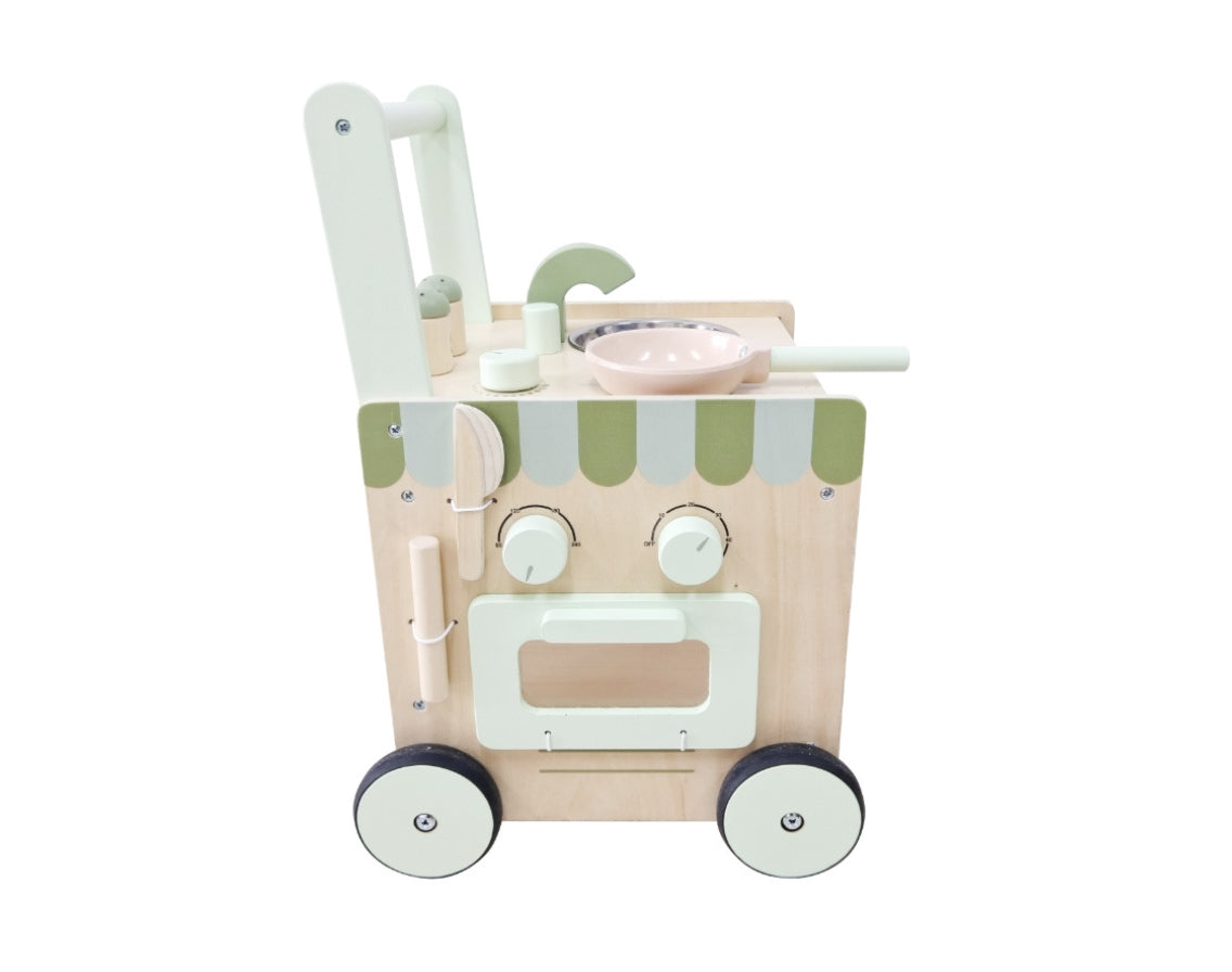הליכון פעילות משולב מטבח מעץ דגם עמית