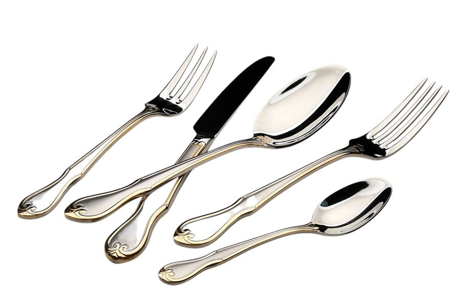 סט סכו"ם 30 חלקים 18/10 SATIN MATT INOX GOLD