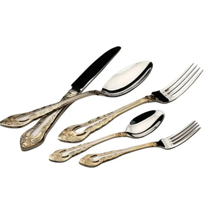 סט סכו"ם 72 חלקים 18/10 SATIN MATT INOX GOLD
