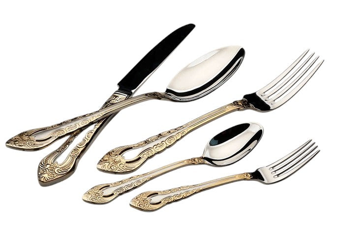 סט סכו"ם 72 חלקים 18/10 SATIN MATT INOX GOLD
