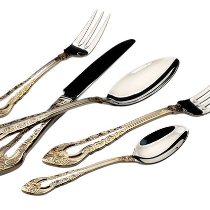 סט סכו"ם 30 חלקים 18/10 SATIN MATT INOX GOLD