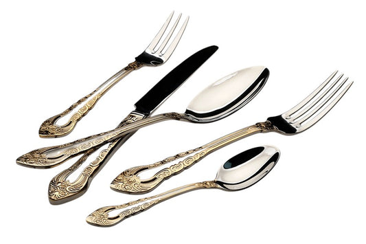 סט סכו"ם 30 חלקים 18/10 SATIN MATT INOX GOLD