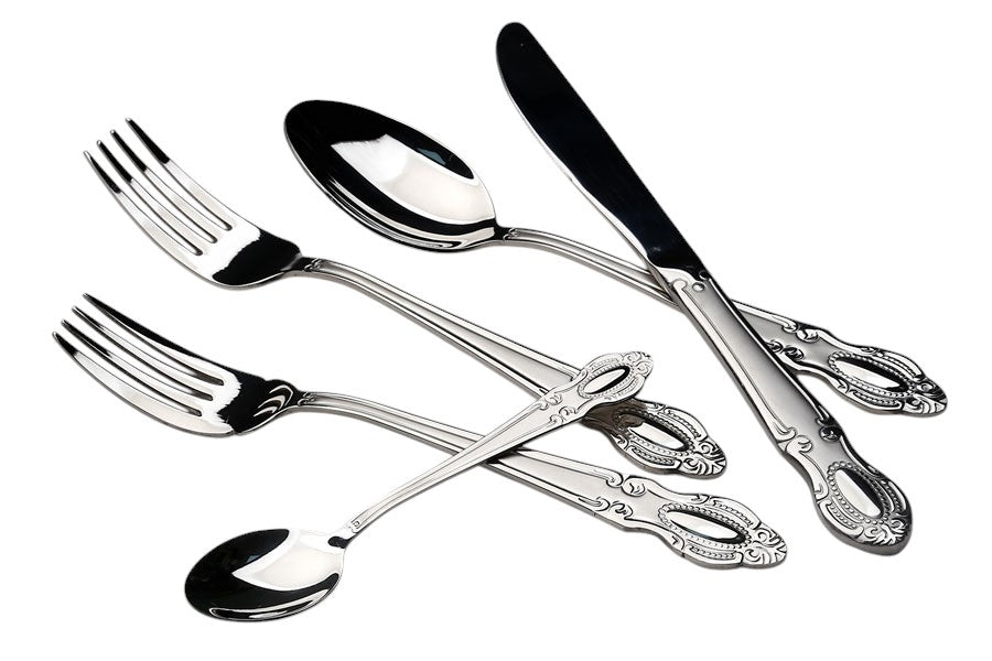 סט סכו"ם 30 חלקים נירוסטה + מט MULINI 18/10INOX304