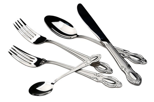 סט סכו"ם 30 חלקים נירוסטה + מט MULINI 18/10INOX304