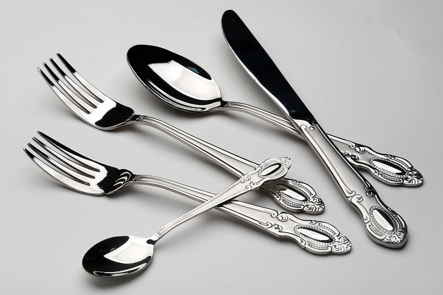 סט סכו"ם 30 חלקים נירוסטה + מט MULINI 18/10INOX304