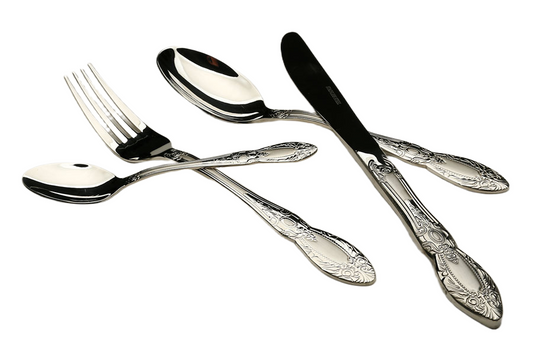 סט סכו"ם נירוסטה 24 חלקים מט