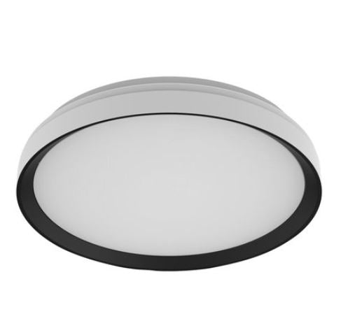 גוף תאורה על הטיח שחור HILA 70W CCT קוטר 48.5 סמ כולל שלט
