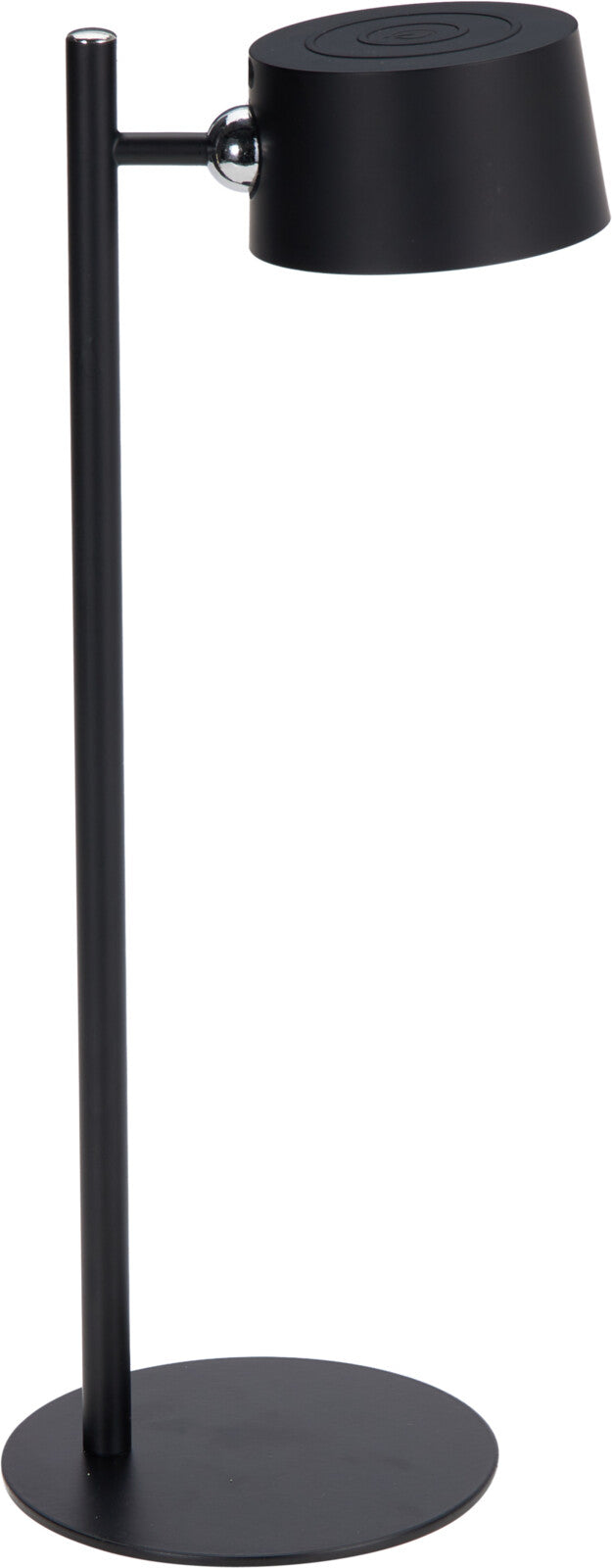 מנורת שולחן LED שחורה מעוצבת 14*31 סמ