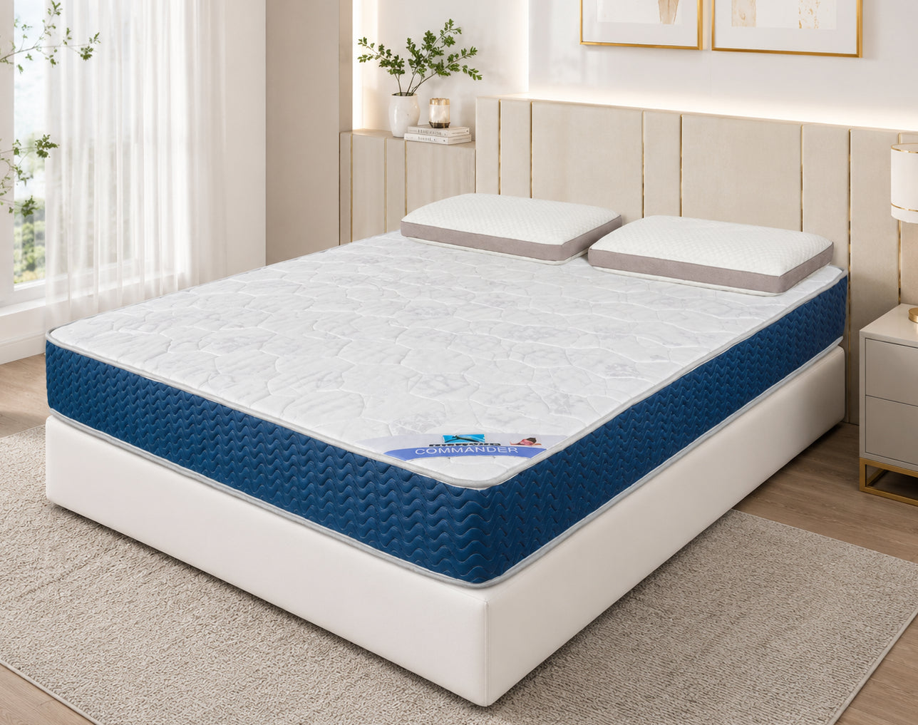 מזרון קפיצים דגם קומנדר ברוחב וחצי 120X190