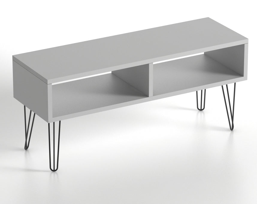 מזנון לסלון 90 ס״מ דגם אביב בגוון לבן