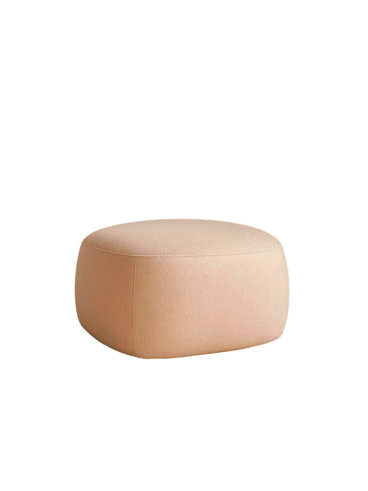 הדום 53x53x33 VELVET FABRIC MOCHA