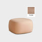 הדום 53x53x33 VELVET FABRIC MOCHA