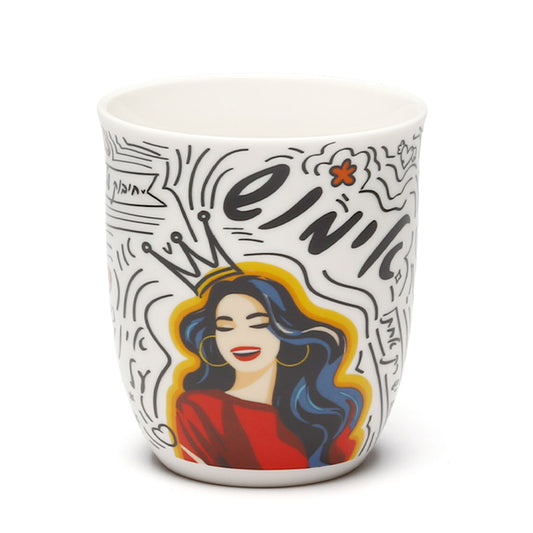 מאג פורצלן סדרת Cute לאימוש כוס סוכר 450ml