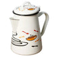 קומקום אמייל מעוצב 1700 מ"ל דגם Cups B-DECOR