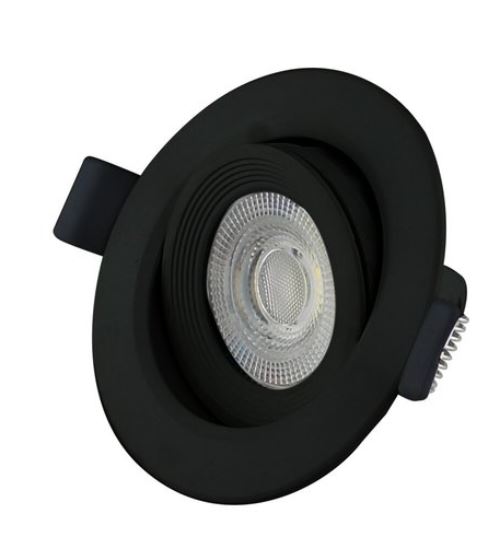 שקוע תקרה CCT IP54 7W Sultan שחור