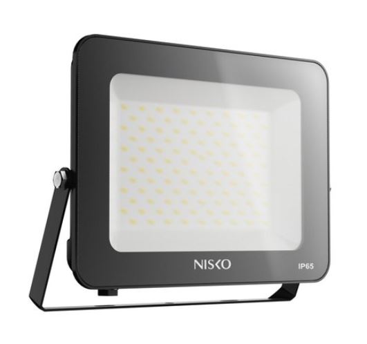 פנס הצפה EAGLE  IP65 100W 30K שחור אור חם