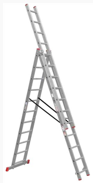 סולם אלומיניום ג' 3X9 שלבים Kapro