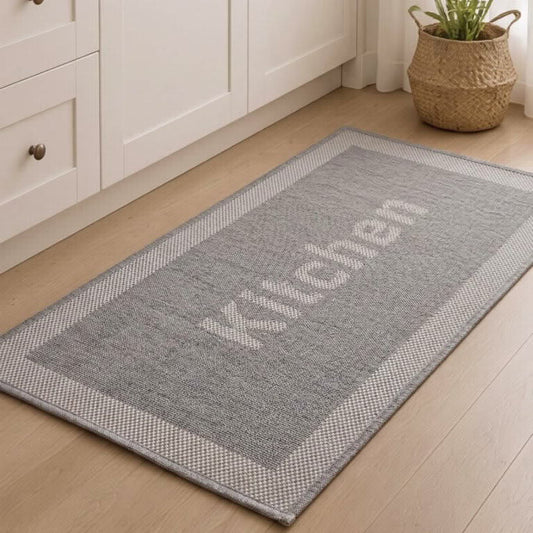 שטיחון רצפה 60*120 סמ ג'אקרד KITCHEN אפור בהיר