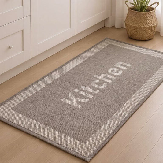 שטיחון רצפה 60*120 סמ ג'אקרד KITCHEN בז'