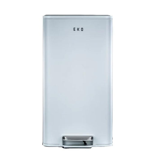 פח 50L בגוון לבן צחור מבית EKO IDOL עם מארז 12 שקיות