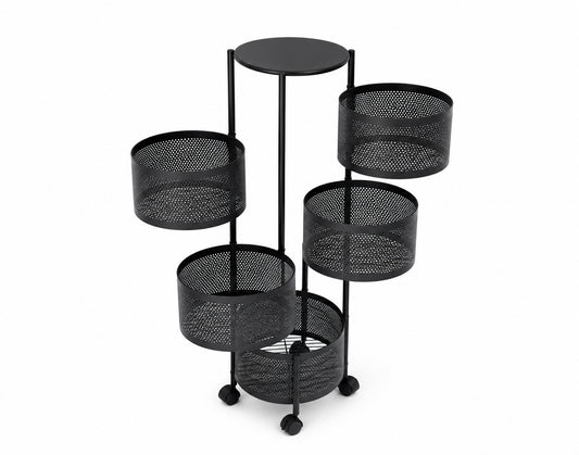 עגלת שירות סלסלה למטבח 5 קומות ARPO