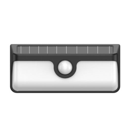 גוף תאורה צמוד קיר סולארי+חיישן תנועה IP65 3000K