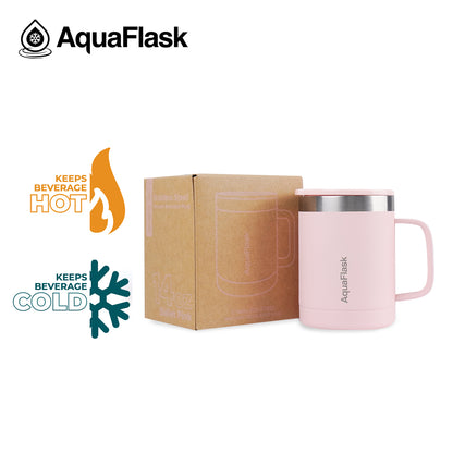 ספל שתייה תרמי BALLET PINK ורוד עדין בלט Insulated Mug נפח 414 מ"ל