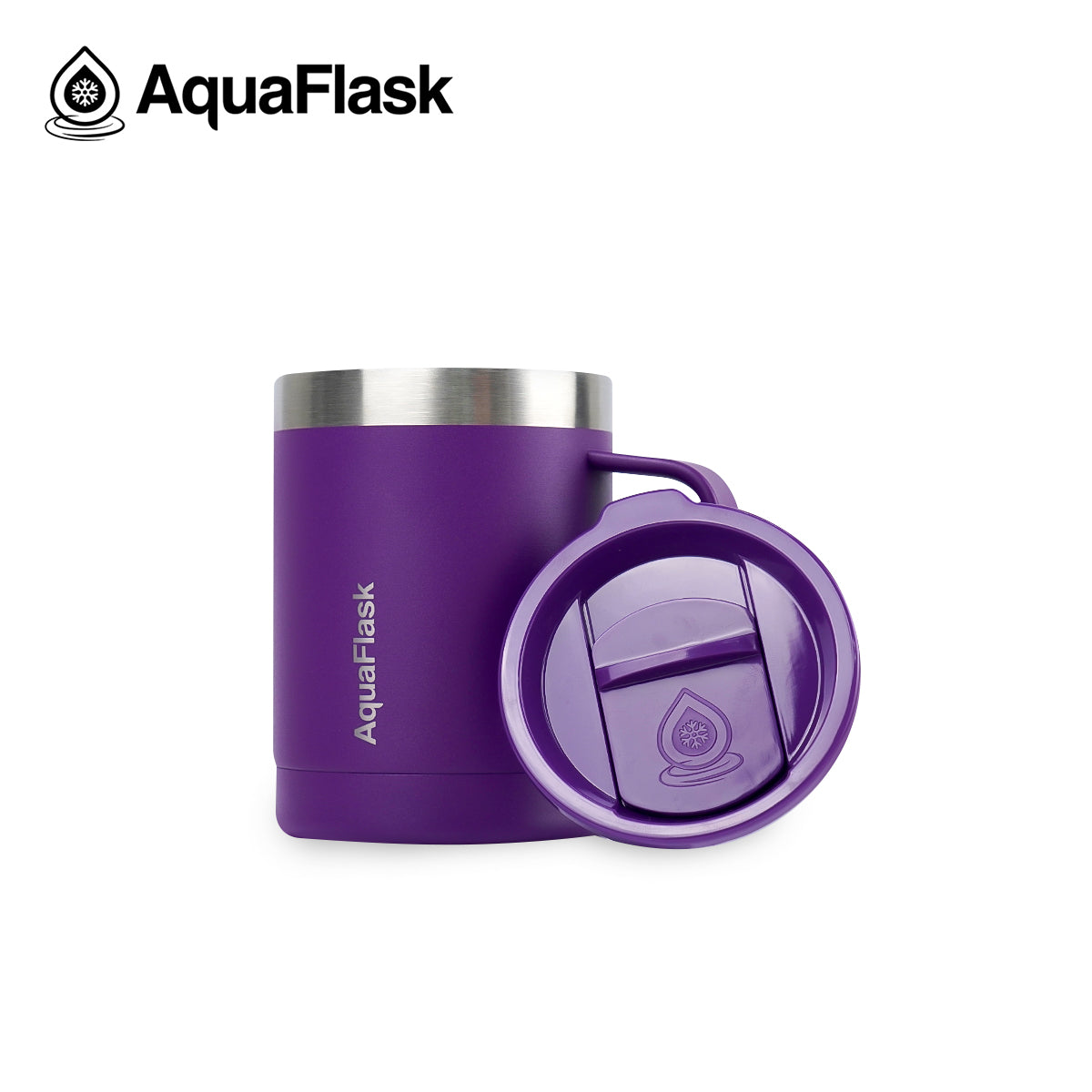 ספל שתייה תרמי AMETHYST סגול כהה ובולט Insulated Mug נפח 414 מ"ל