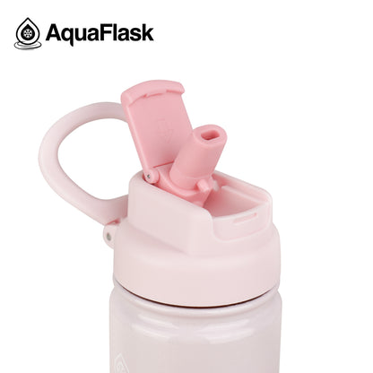 בקבוק שתייה תרמי Strawberry Cream קרם תות ורוד עדין CANDY FLOSS FLIP SIP נפח 650 מייל.