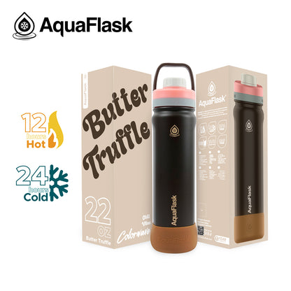 בקבוק שתייה תרמי Butter Truffle חמאת כמהין בז’ קרמי NEW REGULAR Colorwave נפח 650 מייל