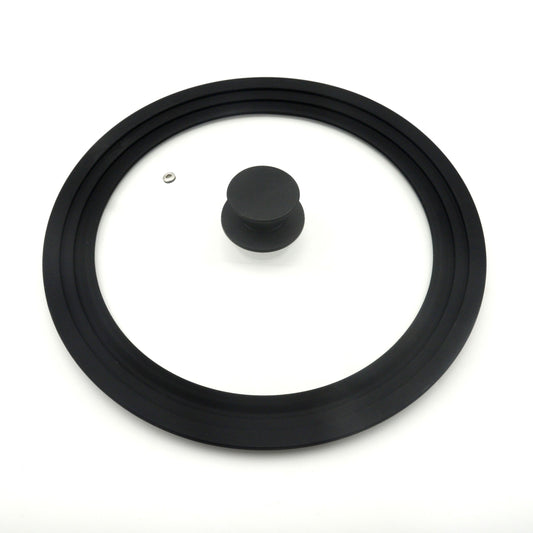 מכסה אוניברסלי סיר/מחבת סיליקון זכוכית 22/24/26 ס"מ