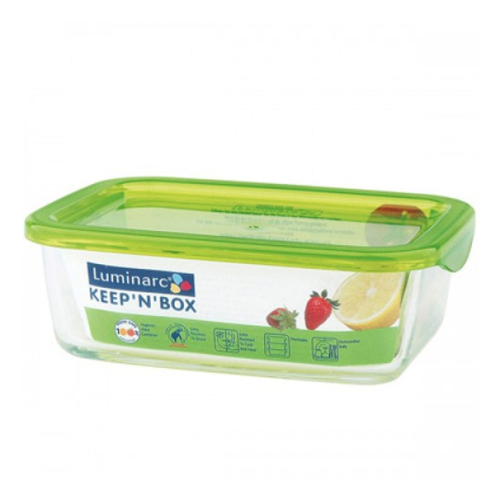 כלי אחסון מלבני+ מכסה 122 מ"ל KEEP IN