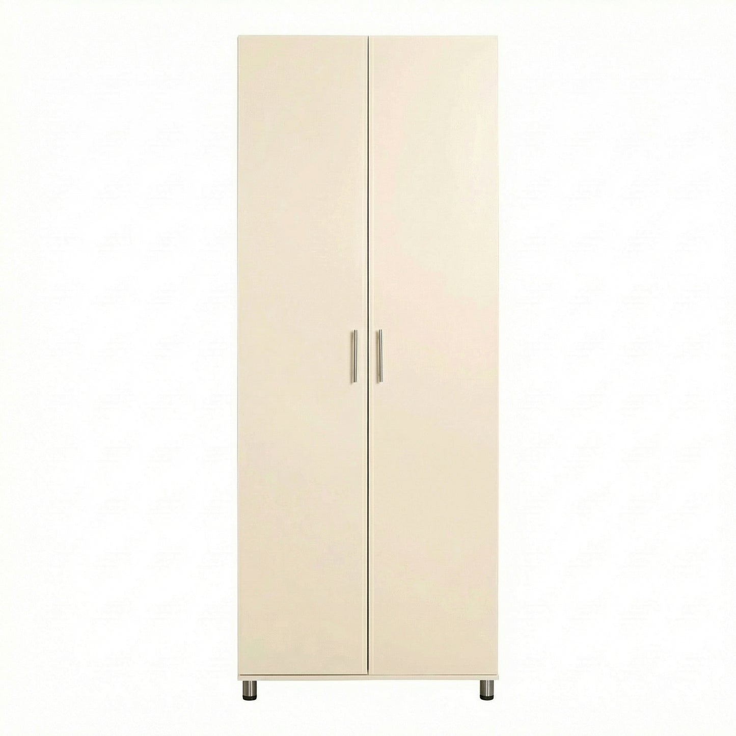 ארון עמי 2 דלתות טקסטיל שמנת + תלייה