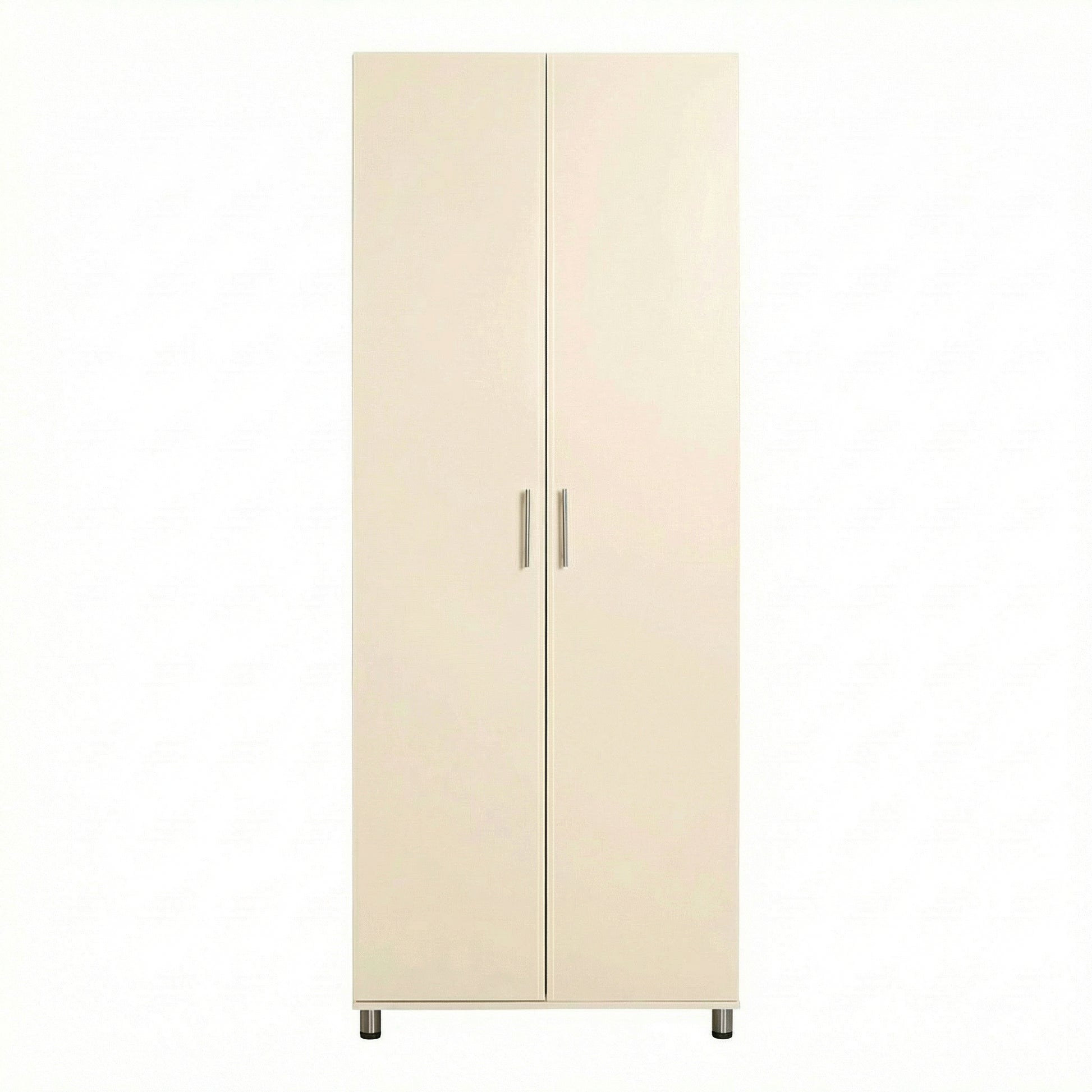 ארון עמי 2 דלתות טקסטיל שמנת + תלייה