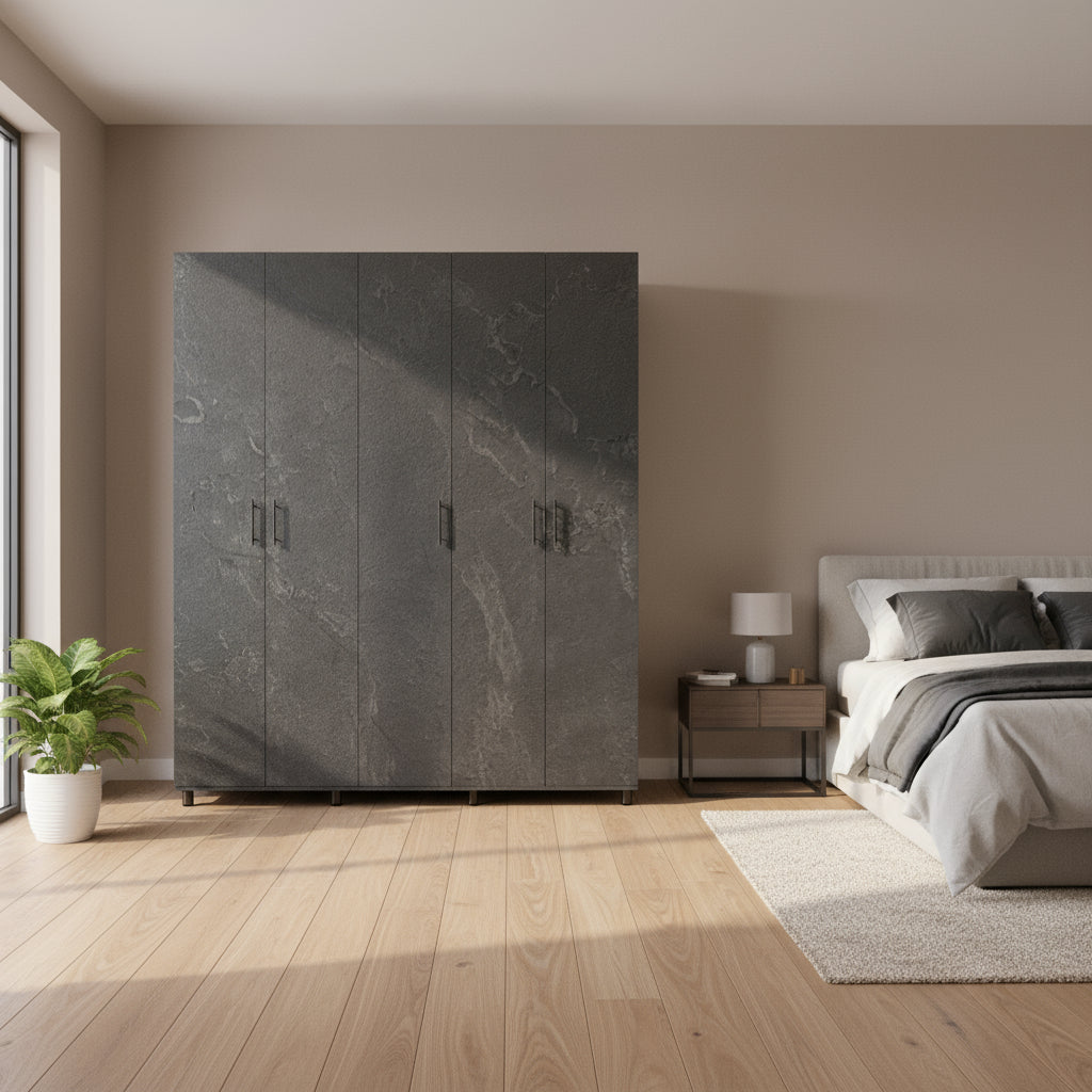 ארון בגדים עמי 5 דלת שיש