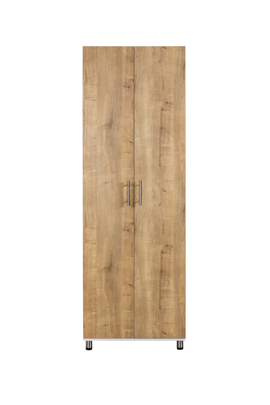 ארון עמי 2 דלתות מדפים אלון מבוקע