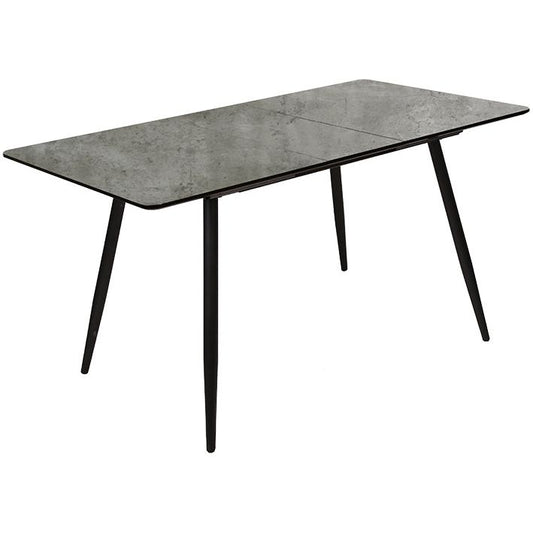 שולחן אוכל מלבני נפתח, 120/160 ס"מ