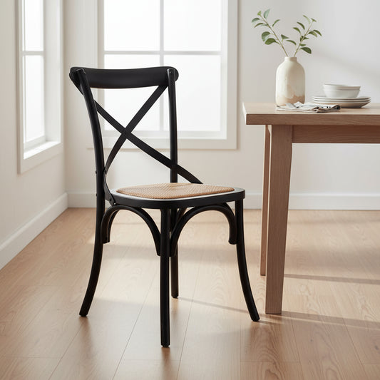 כסא פינת אוכל דגם איקס שחור