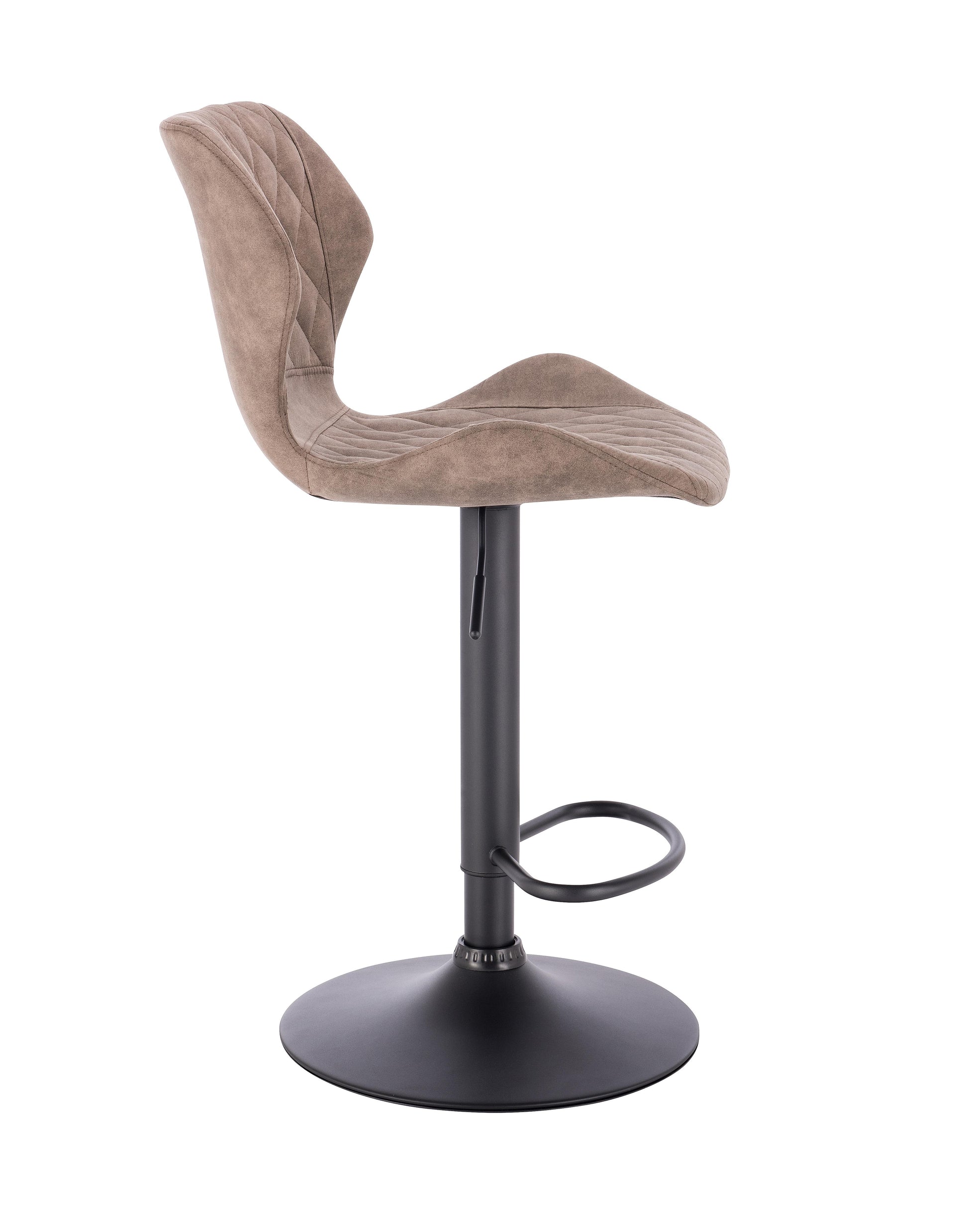 כיסא בר מרופד דגם רויאל חום