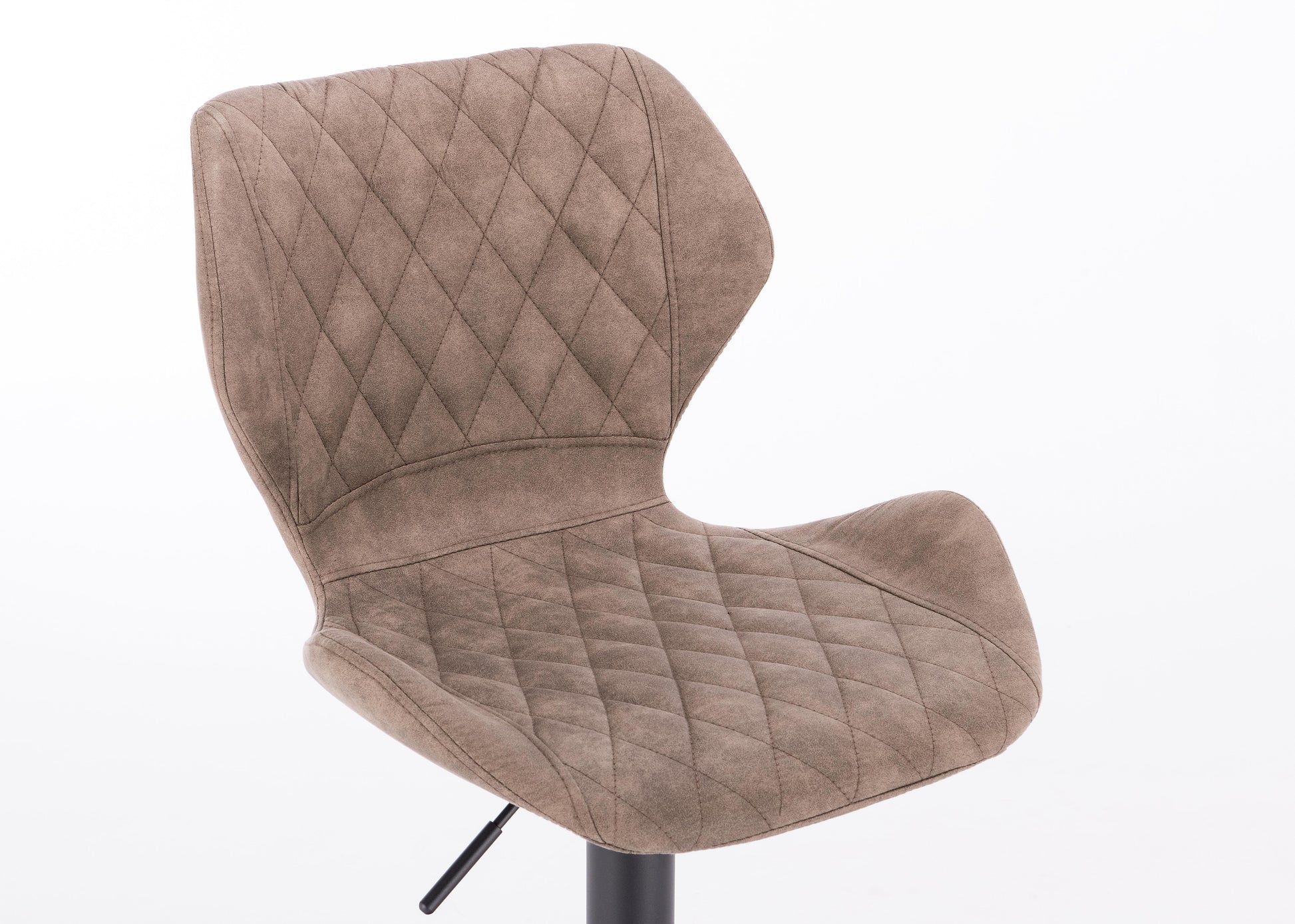 כיסא בר מרופד דגם רויאל חום