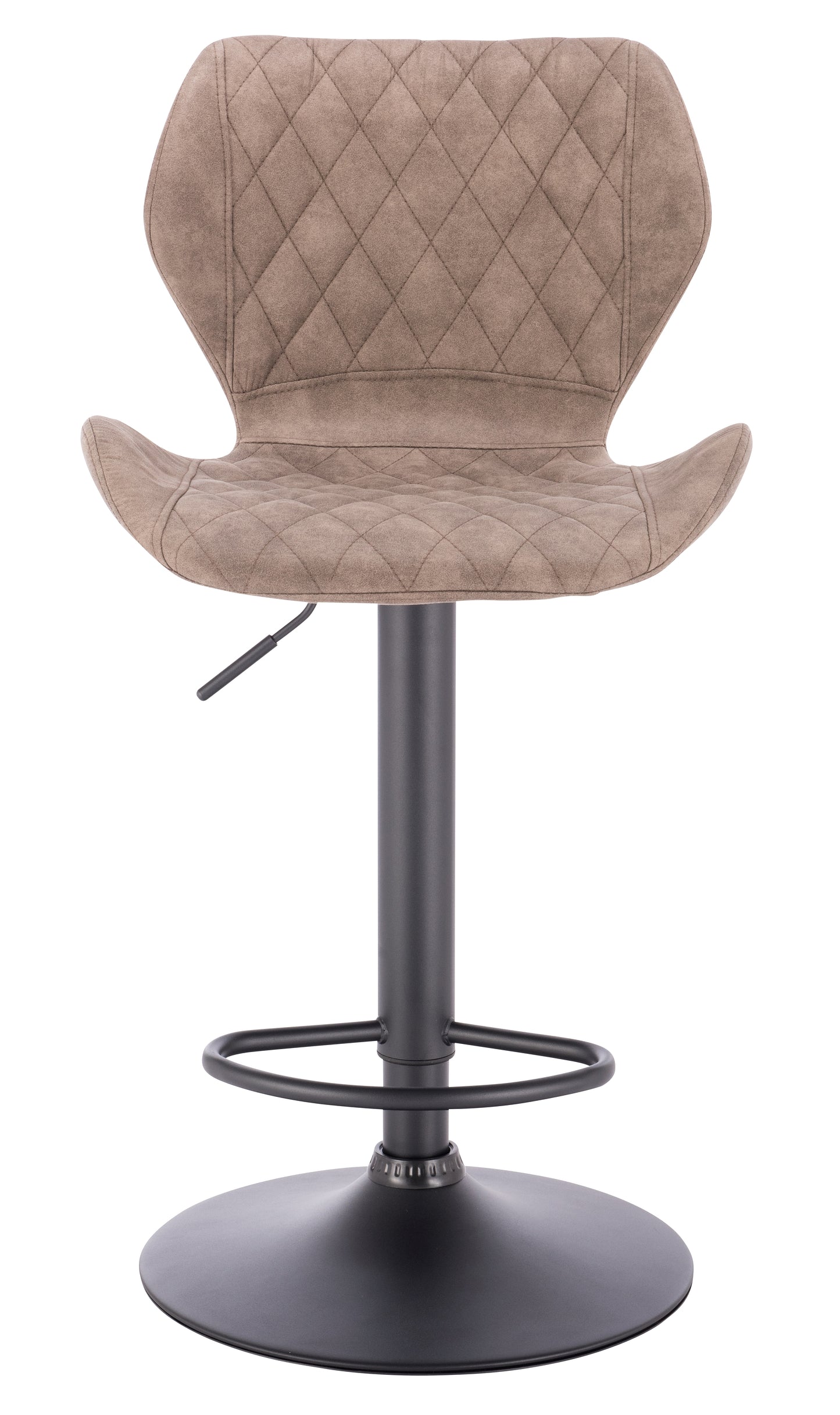 כיסא בר מרופד דגם רויאל חום