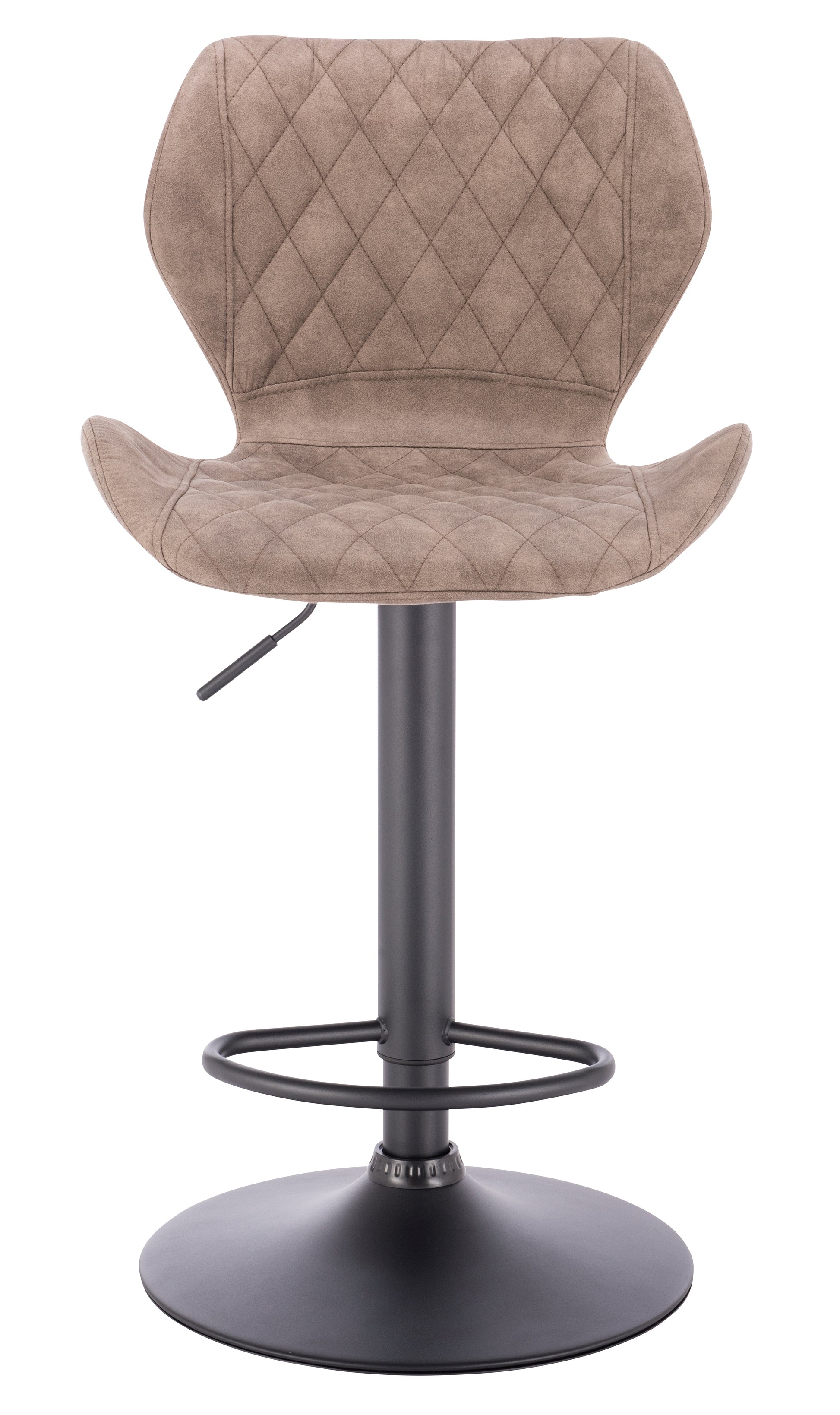 כיסא בר מרופד דגם רויאל חום