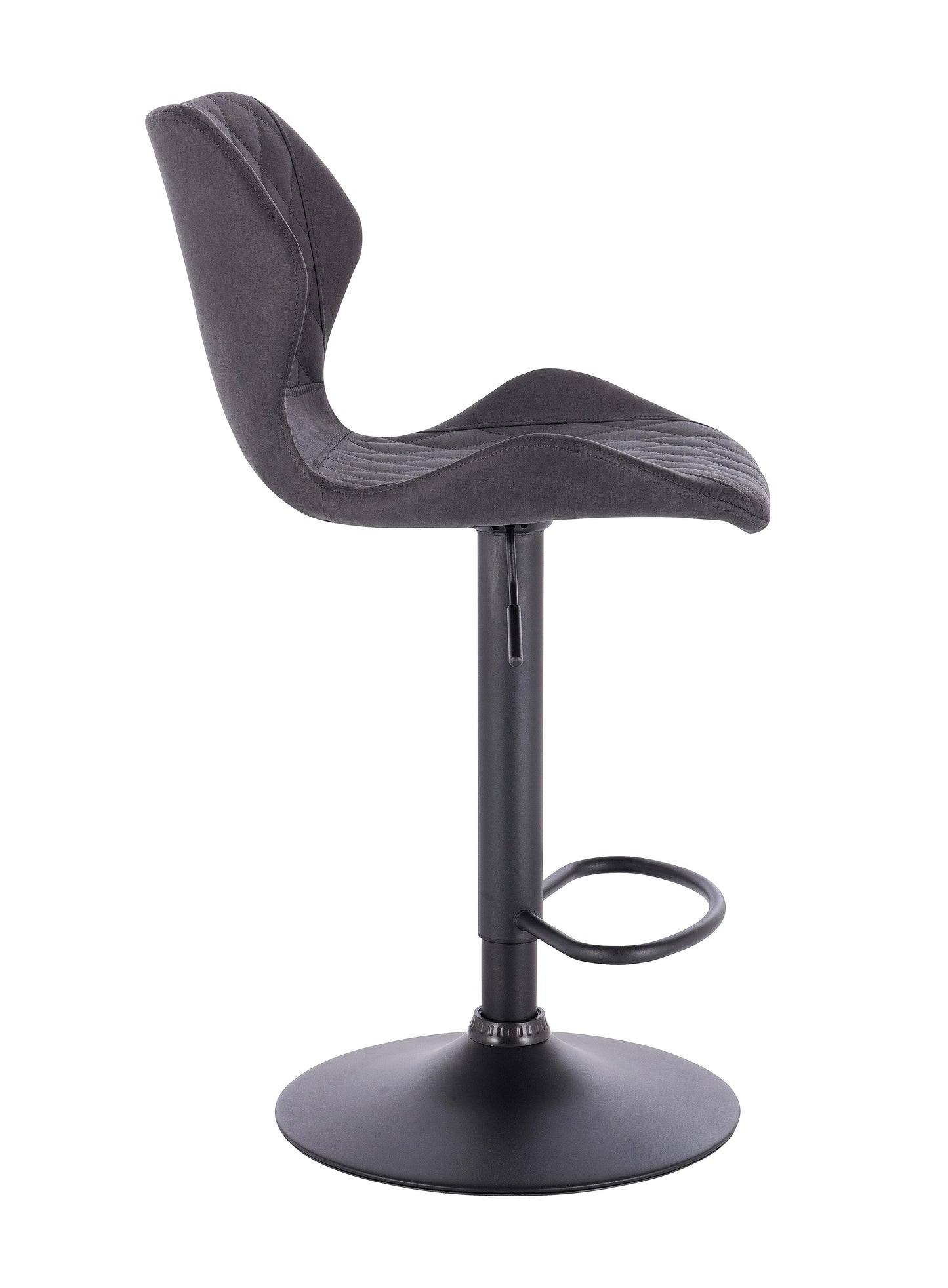 כיסא בר מרופד דגם רויאל שחור