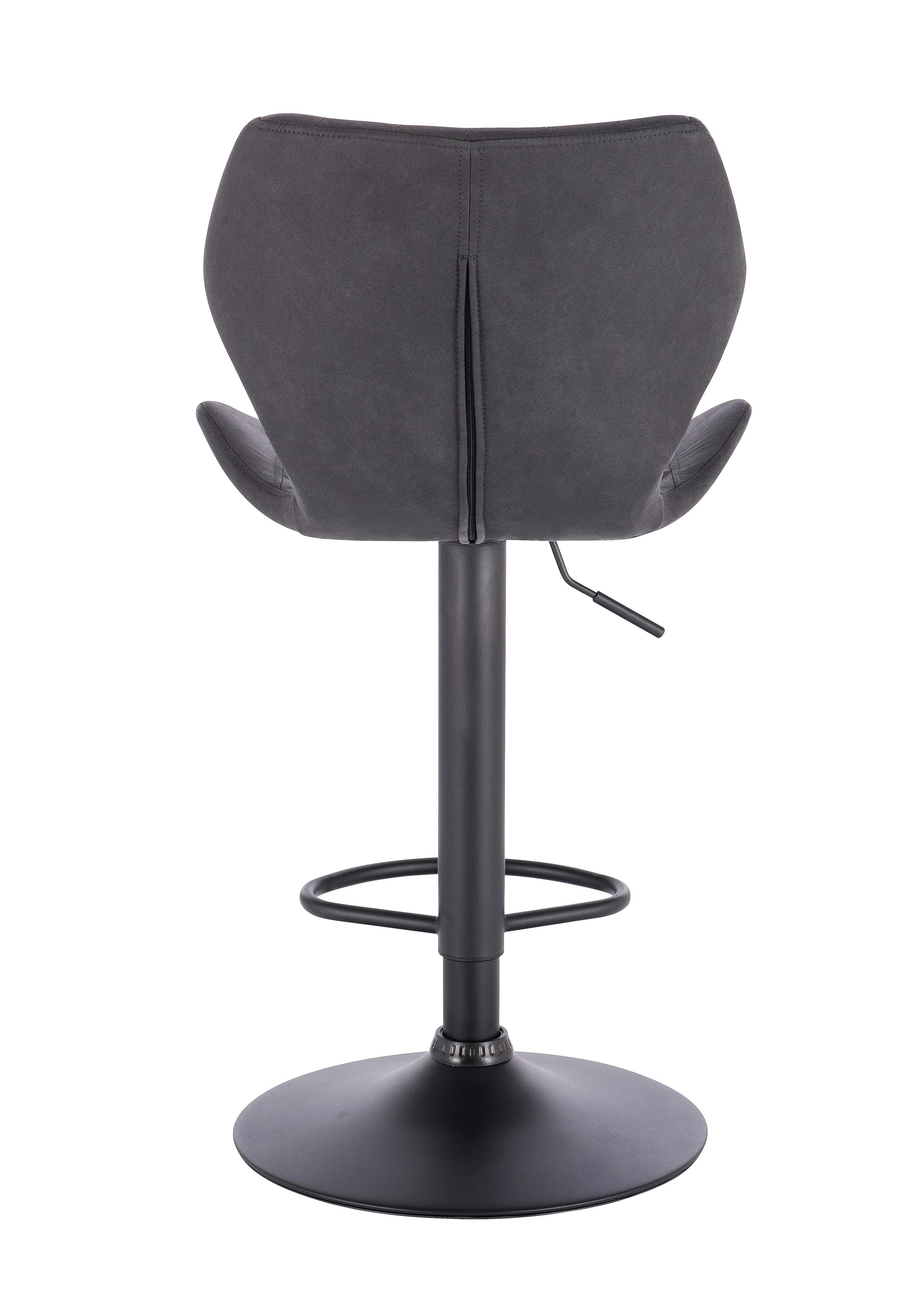 כיסא בר מרופד דגם רויאל שחור