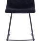 כיסא בר מודרני דגם גורדון שחור - בקניית 2 כסאות מחיר ליח' 350 ₪