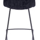 כיסא בר מודרני דגם גורדון שחור - בקניית 2 כסאות מחיר ליח' 350 ₪