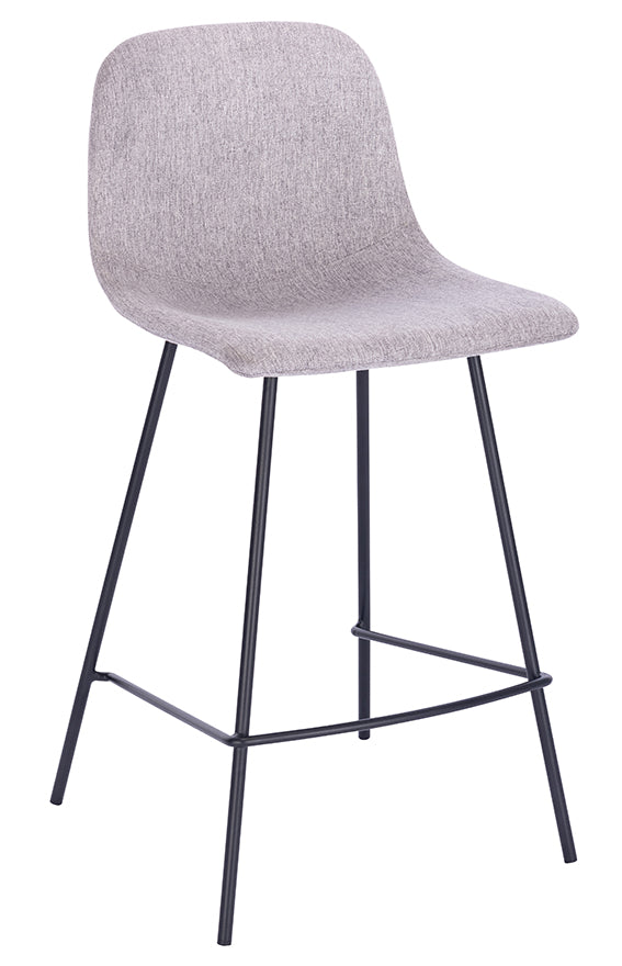 כיסא בר מודרני דגם גורדון אפור - בקניית 2 כסאות מחיר ליח' 350 ש"ח